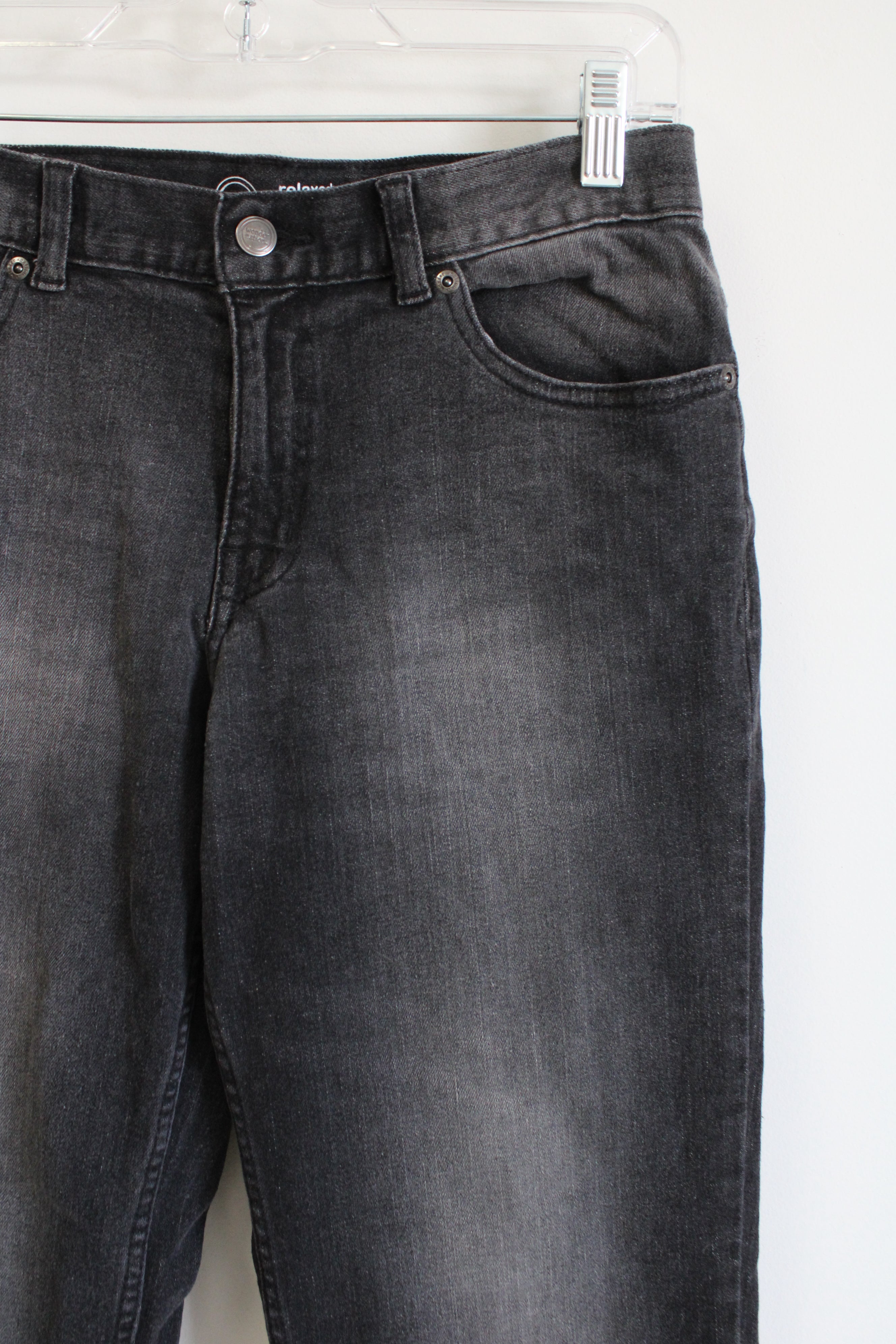 【WONDER WONDER】Sander Black Wash Wide Denim Pants Wonder Nation Relaxed Black Wash Jeans | 12 Husky – Jubilee