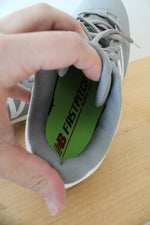 New Balance Gray & White Fastpitch Cleats | Size 6.5