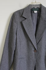 Harve Benard Gray Wool Blazer | 12