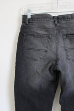 Wonder Nation Relaxed Black Wash Jeans | 12 Husky