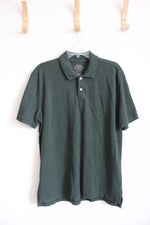 St. John's Bay Dark Green Legacy Polo Shirt | L