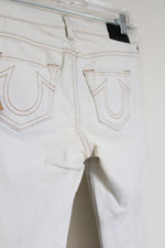 NEW True Religion Casey Low Rise Super Skinny Hand Painted Jeans | 25