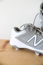 New Balance Gray & White Fastpitch Cleats | Size 6.5