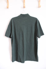 St. John's Bay Dark Green Legacy Polo Shirt | L