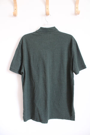 St. John's Bay Dark Green Legacy Polo Shirt | L
