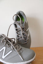 New Balance Gray & White Fastpitch Cleats | Size 6.5