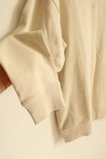 NEW Free Planet Tan Chill Vibes Embroidered Crew Neck Top | M