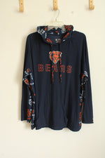 NEW NFL Navy Chicago Bears Sleepwear Hoodie | 2XL