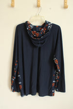 NEW NFL Navy Chicago Bears Sleepwear Hoodie | 2XL