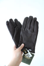 NEW Timberland Brown Leather Driving Gloves | M