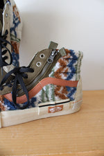 Vans Sk-8-Hi Reissue Cap Mixed Textile Sneakers | 8.5M/10W