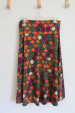 LuLaRoe Fall Colored Patterned Skirt | M