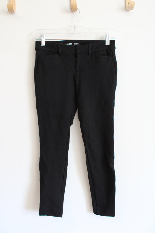Old Navy Black Pixie Built-In-Sculpt Stretchy Pants | 0