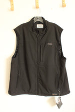 NEW Ansai Black Mobile Warming Heated Soft shell Vest with Battery Pack | 3XL