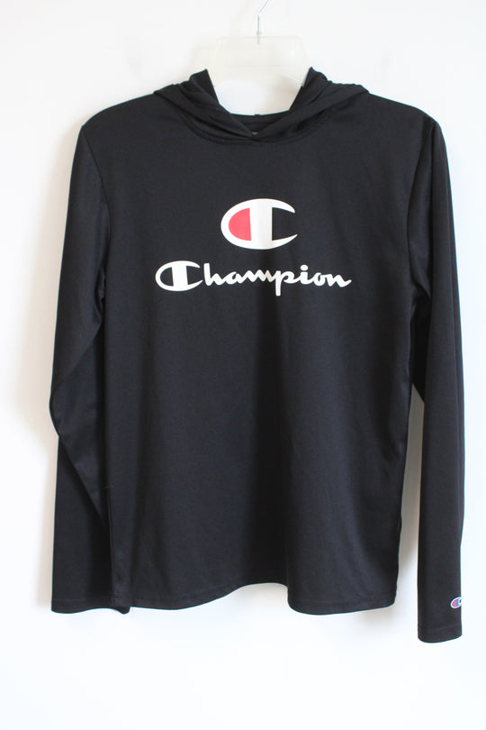 Champion Black Lightweight Hoodie | XL