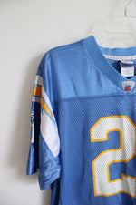 NFL Reebok Los Angeles Chargers #21 Tomlinson Jersey Shirt | Youth XL (18/20)