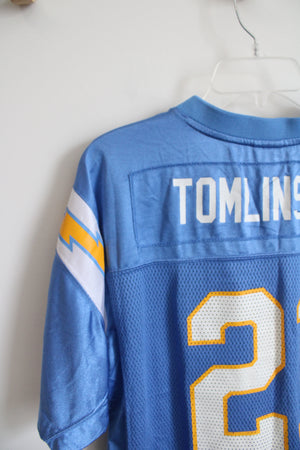 NFL Reebok Los Angeles Chargers #21 Tomlinson Jersey Shirt | Youth XL (18/20)