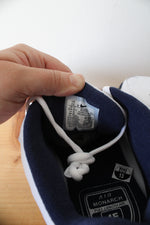 Nike Air Monarch White & Blue Sneakers | Size 13