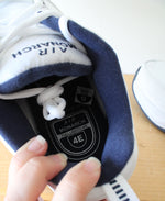 Nike Air Monarch White & Blue Sneakers | Size 13