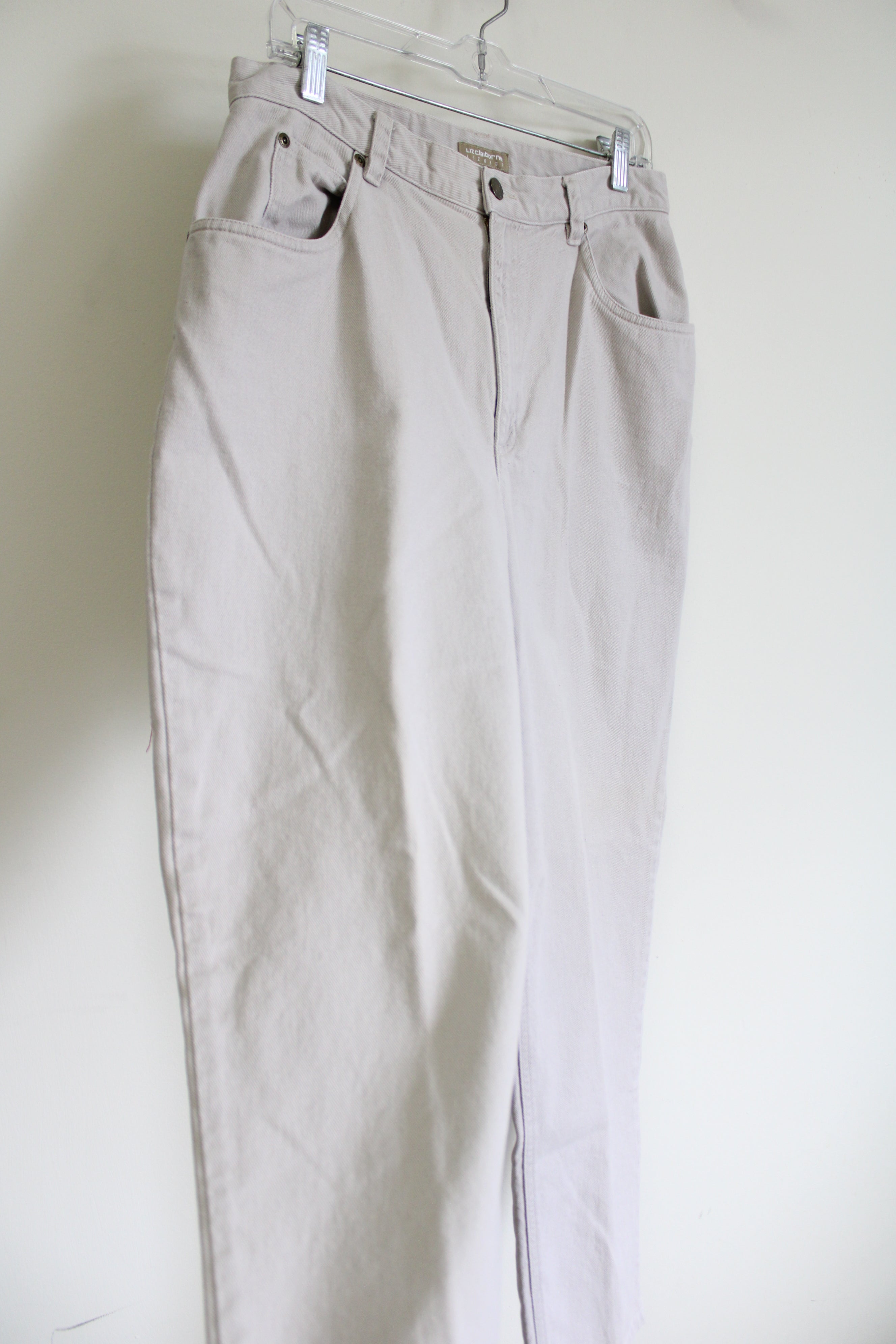 Vintage Liz Claiborne Lizwear Tan Denim Mom Jeans | 14