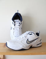 Nike Air Monarch White & Blue Sneakers | Size 13