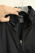 NEW Starting Point Black and Gray Full Zip Athletic Track Jacket| XL