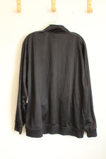 NEW Starting Point Black and Gray Full Zip Athletic Track Jacket| XL