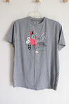 Under Armour Gray Fly Ball Tee | Youth XL (16/18)