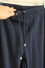 NEW Breckenridge Navy Blue Light Sweatpants With Drawstring | XL