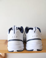 Nike Air Monarch White & Blue Sneakers | Size 13