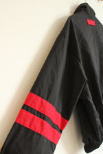 Vintage Winston by Swingster Black and Red Embroidered NASCAR Bomber Jacket | L