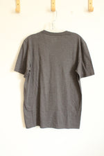 NEW Nike Gray with Red Swoosh Just Do It T-shirt | S
