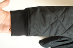 Banana Republic Black Diamond Quilted Snap Front Bomber Jacket | M
