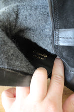 Clarks Black Leather & Suede Riding Boots | Size 6.5M