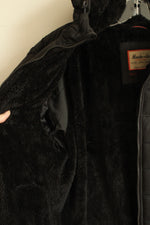 NEW Hawke & Co. Black Sherpa Line Puffer Jacket With Hood | L