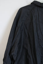 Puritan Black Windbreaker Jacket | 3XL