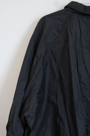Puritan Black Windbreaker Jacket | 3XL