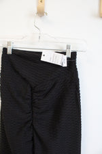 NEW LA Society Black Textured Leggings | S