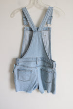 NEW Cat & Jack Denim Overall Shorts | Youth L (10/12)