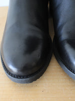 Clarks Black Leather & Suede Riding Boots | Size 6.5M