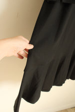 NEW J. Jill Black 3/4 Sleeve Long Dress With Bottom Ruffle | M Tall