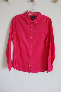 Gap Boyfriend Got Pink Button Down Shirt | S