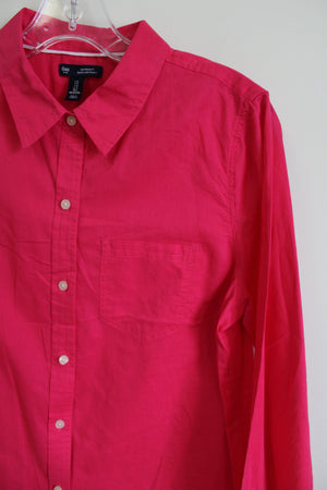 Gap Boyfriend Got Pink Button Down Shirt | S