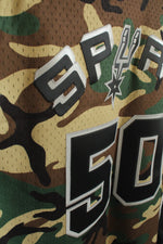 Mitchell & Ness Men's David Robinson San Antonio Spurs Woodland Camo Mesh Swingman Jersey | XL