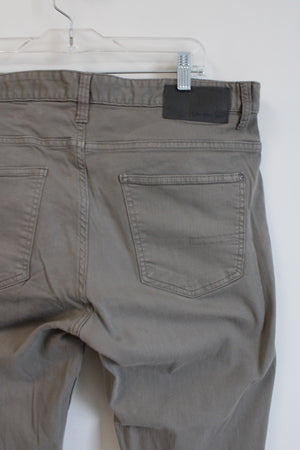 Calvin Klein Jeans Slim Straight Tan Gray Pants | 36X30