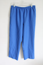 Alfred Dunner Blue Trouser Pants | 16 Petite