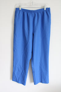 Alfred Dunner Blue Trouser Pants | 16 Petite