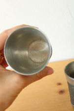 German Pewter Embossed Wine Cup