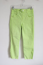 Liverpool Neon Green Cropped Pants | 4