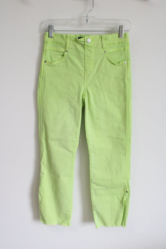 Liverpool Neon Green Cropped Pants | 4